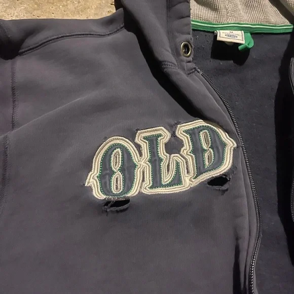 Old Navy Black Hoodie with Logo - Picture 5 of 7